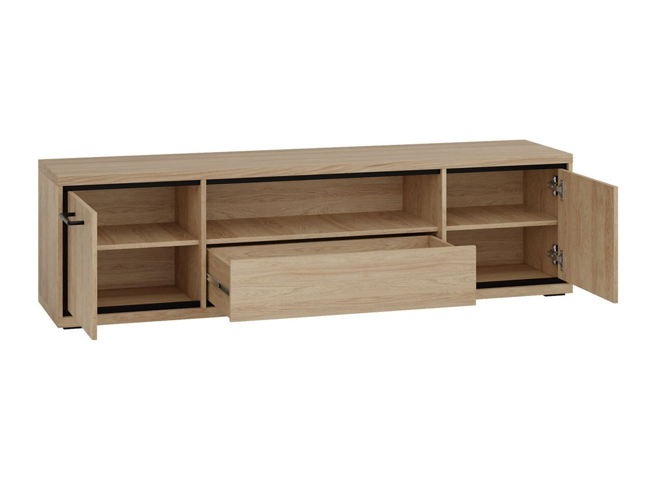 Woonkamerset Etrmoni 118 (Licht hout + Eiken)