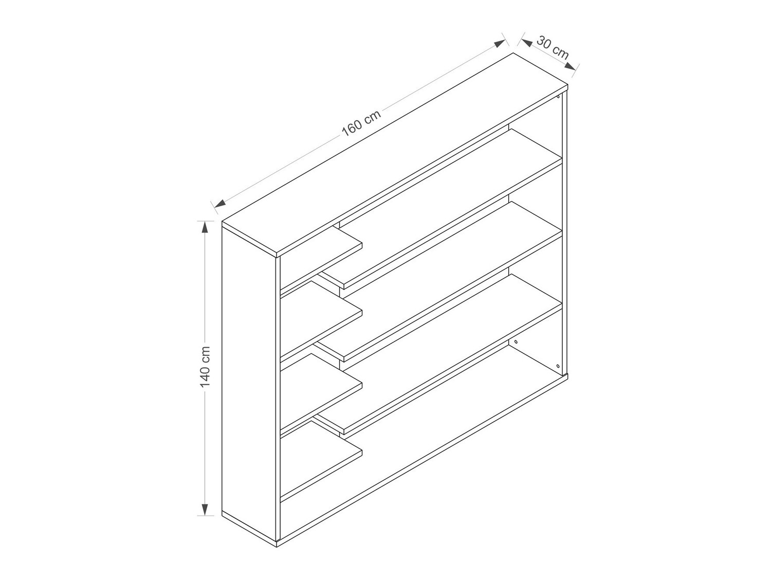 Boekenkast Avitori 104