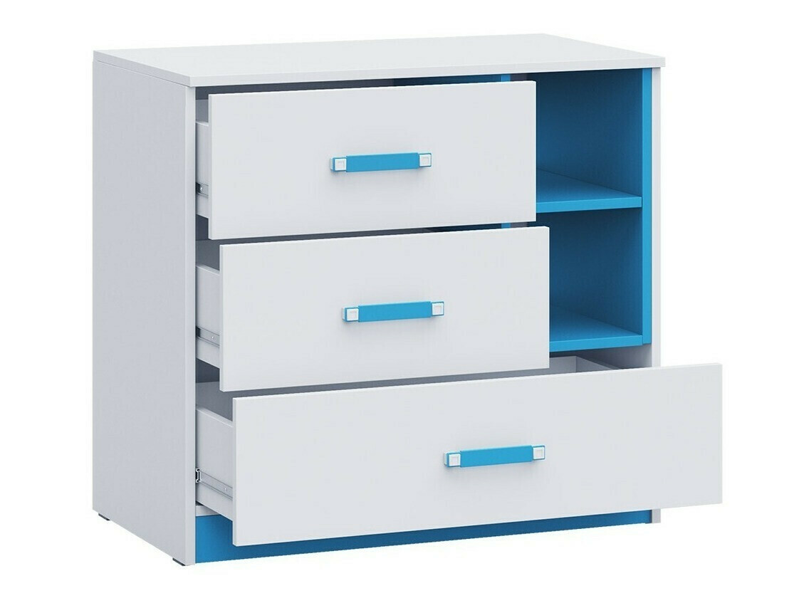 Ladekast Lorlare 108 (Wit + Roze)