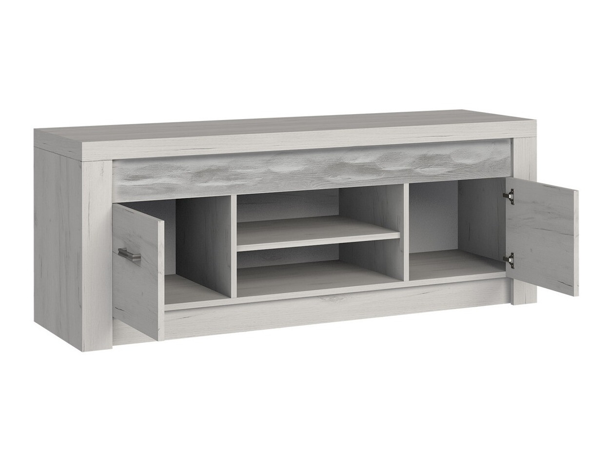 TV-meubel Serfeno 106 (Donker essen)