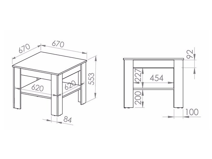 Salontafel Alcala 124