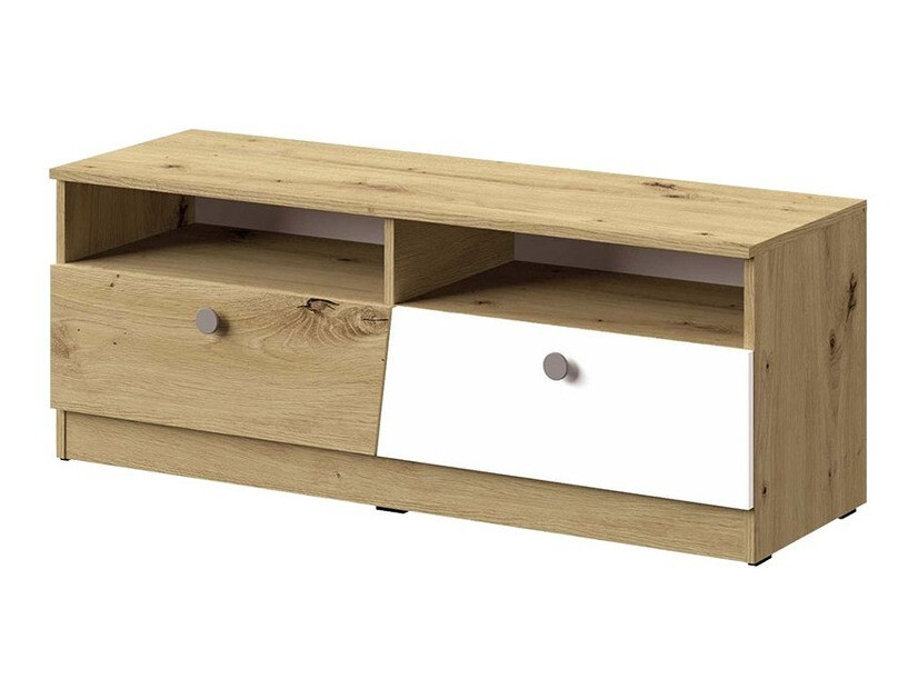 TV-meubel Almira 107 (Artisan eiken + Wit + Grijs)