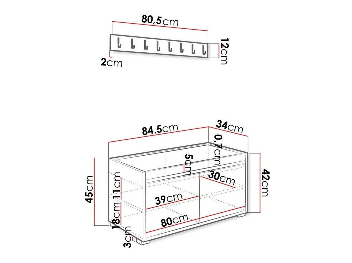 Gangmeubelset Comfivo 392 (Wit + Manila 16)