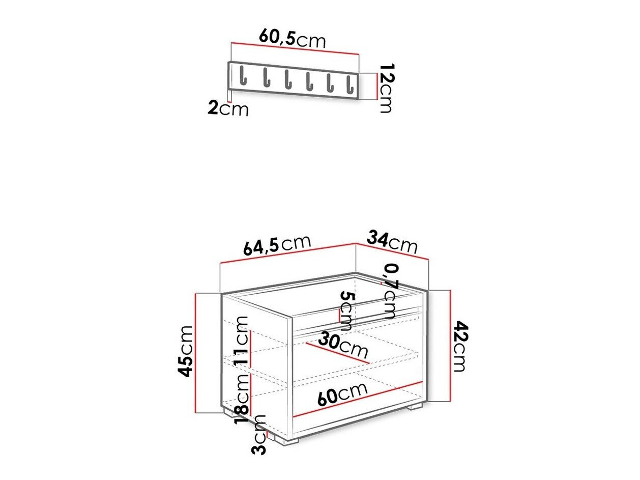Gangmeubelset Comfivo Pinus V (Wit + Soft 017)