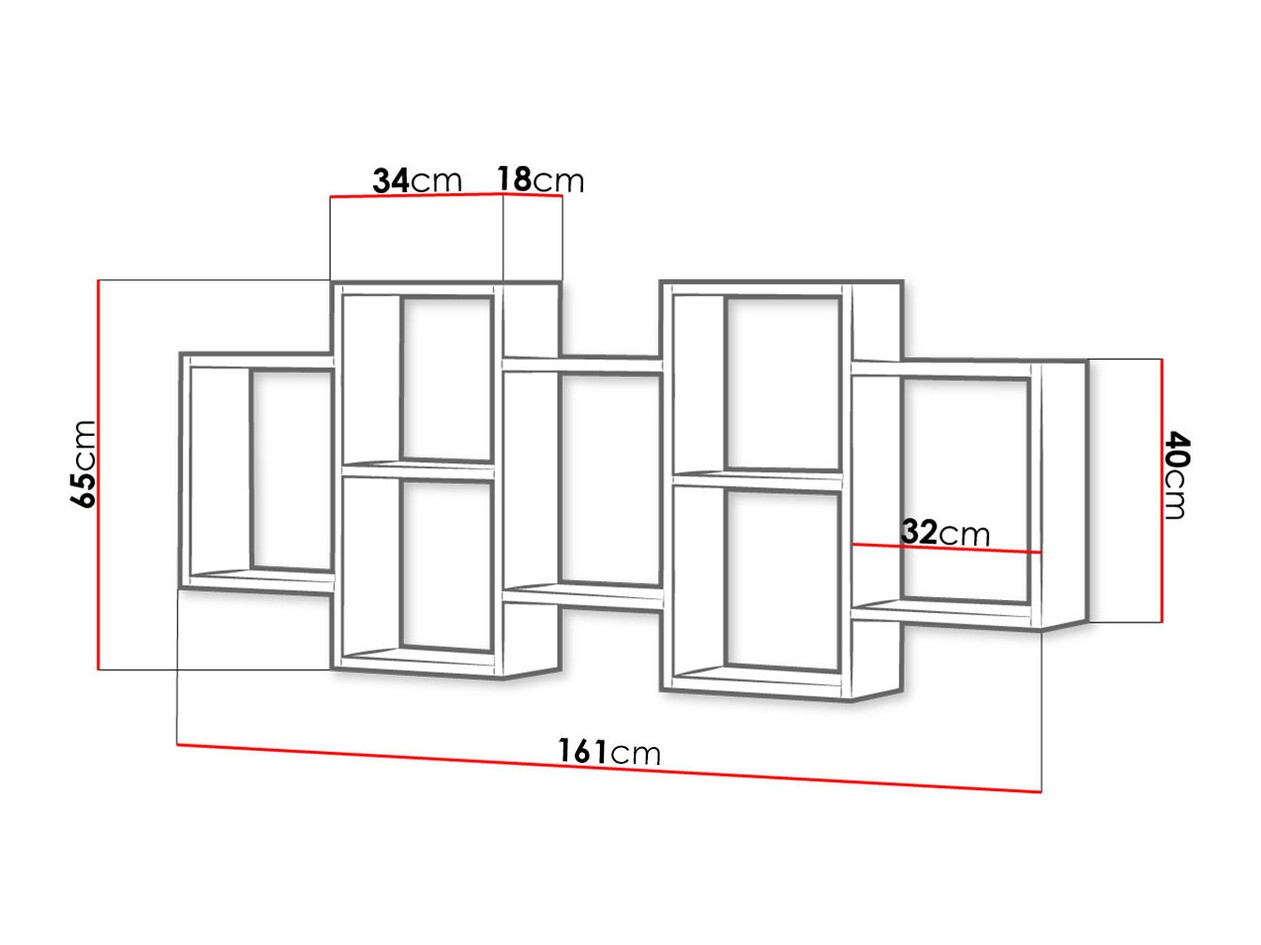 Wandplank Sarasota 103 (Sonoma eik)