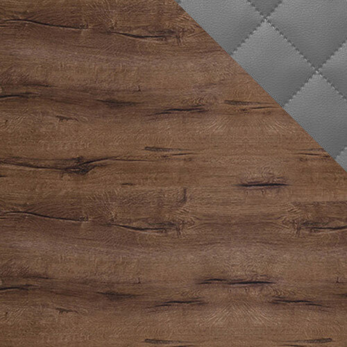 Slaapkamer set Catromi 114 (Klooster eik + Soft Pik 029)