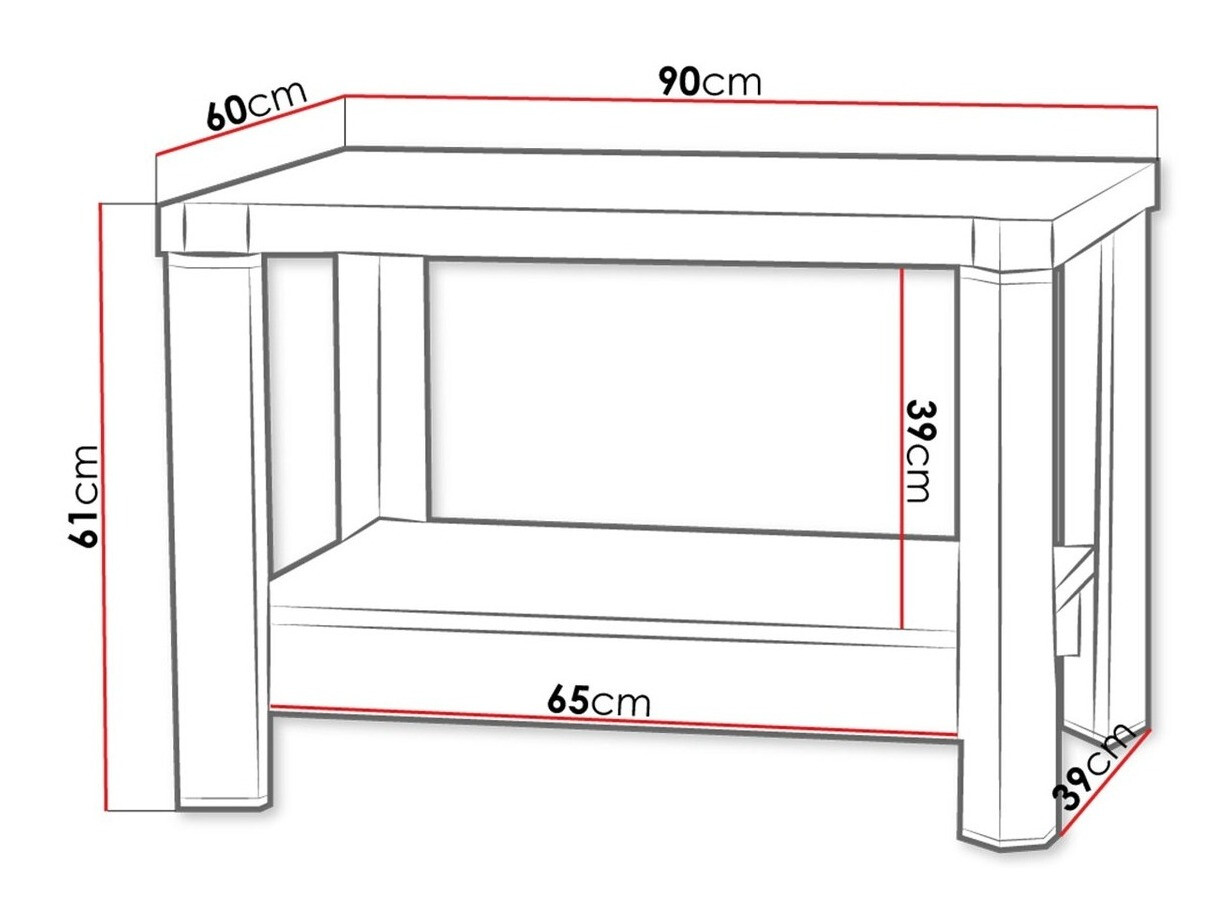 Salontafel Lorelie 113 (Truffel eiken)