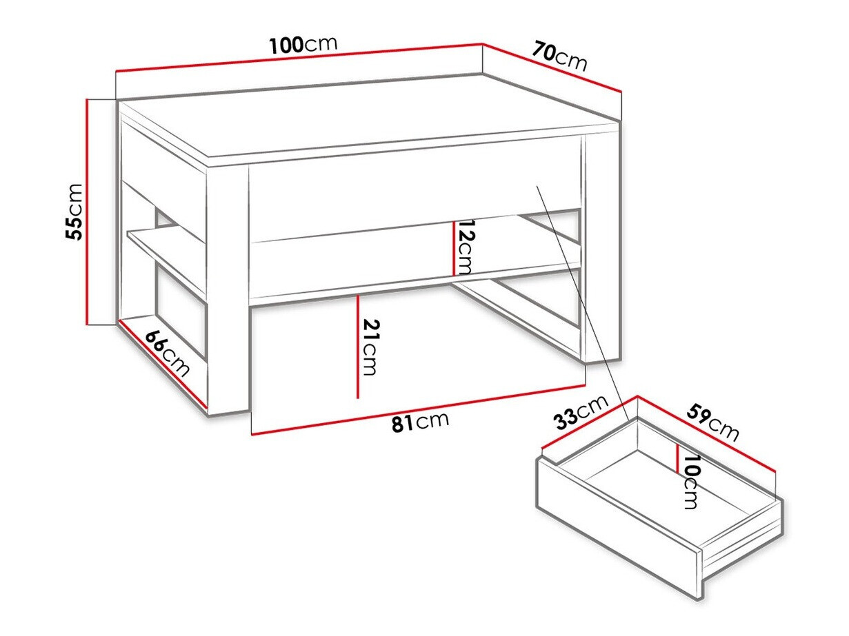 Salontafel Luliru 130