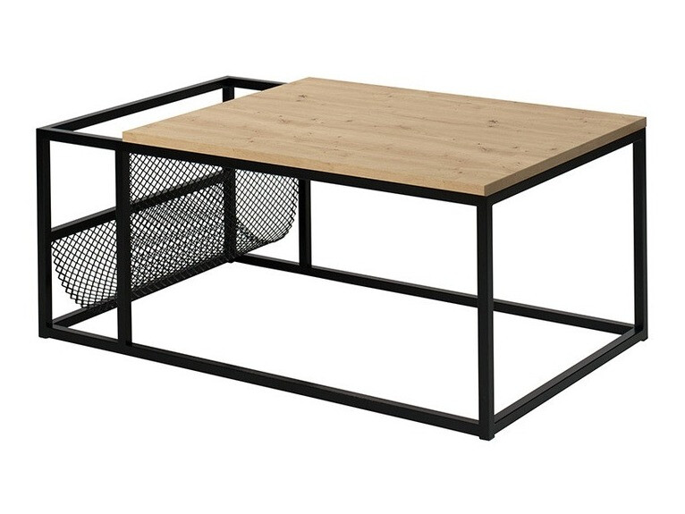 Salontafel Indiana A110 (Zwart + Artisan eiken)