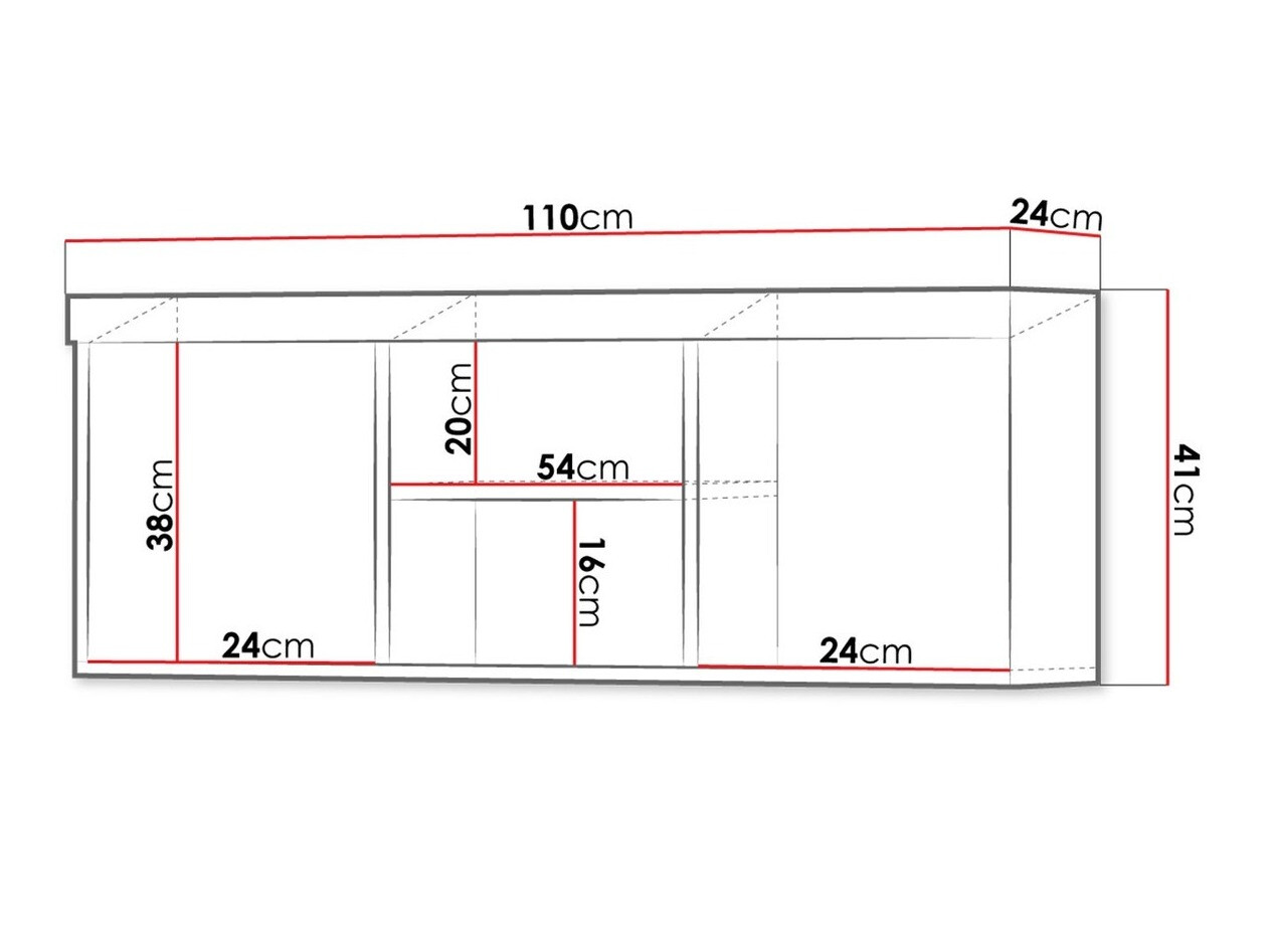 Wandplank Cormiru 104 (Pruim)