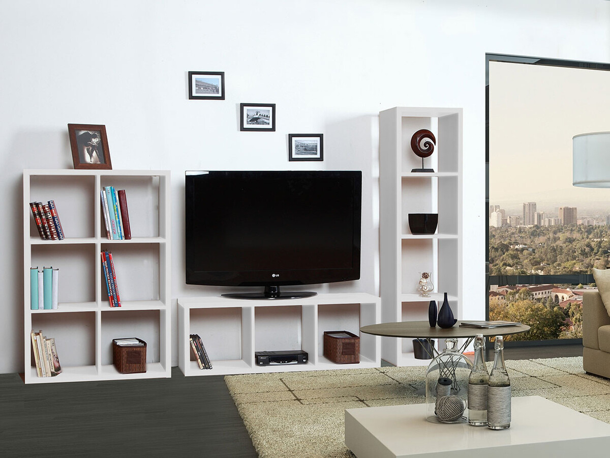 Boekenkast Levnova 103 (Wit)