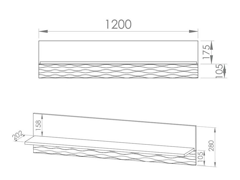 Wandplank Flonole 111