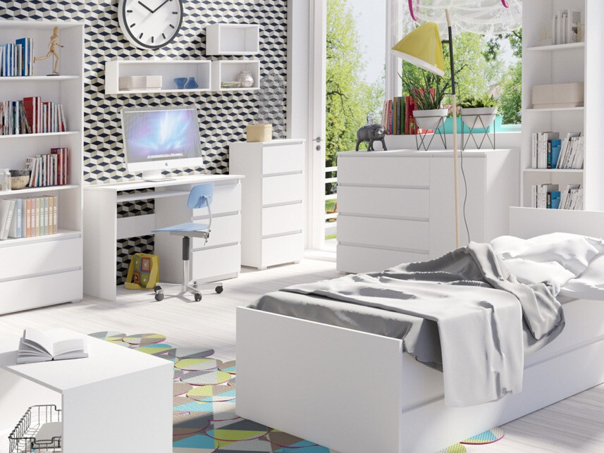 Boekenkast Cirdora 100 (Wit)