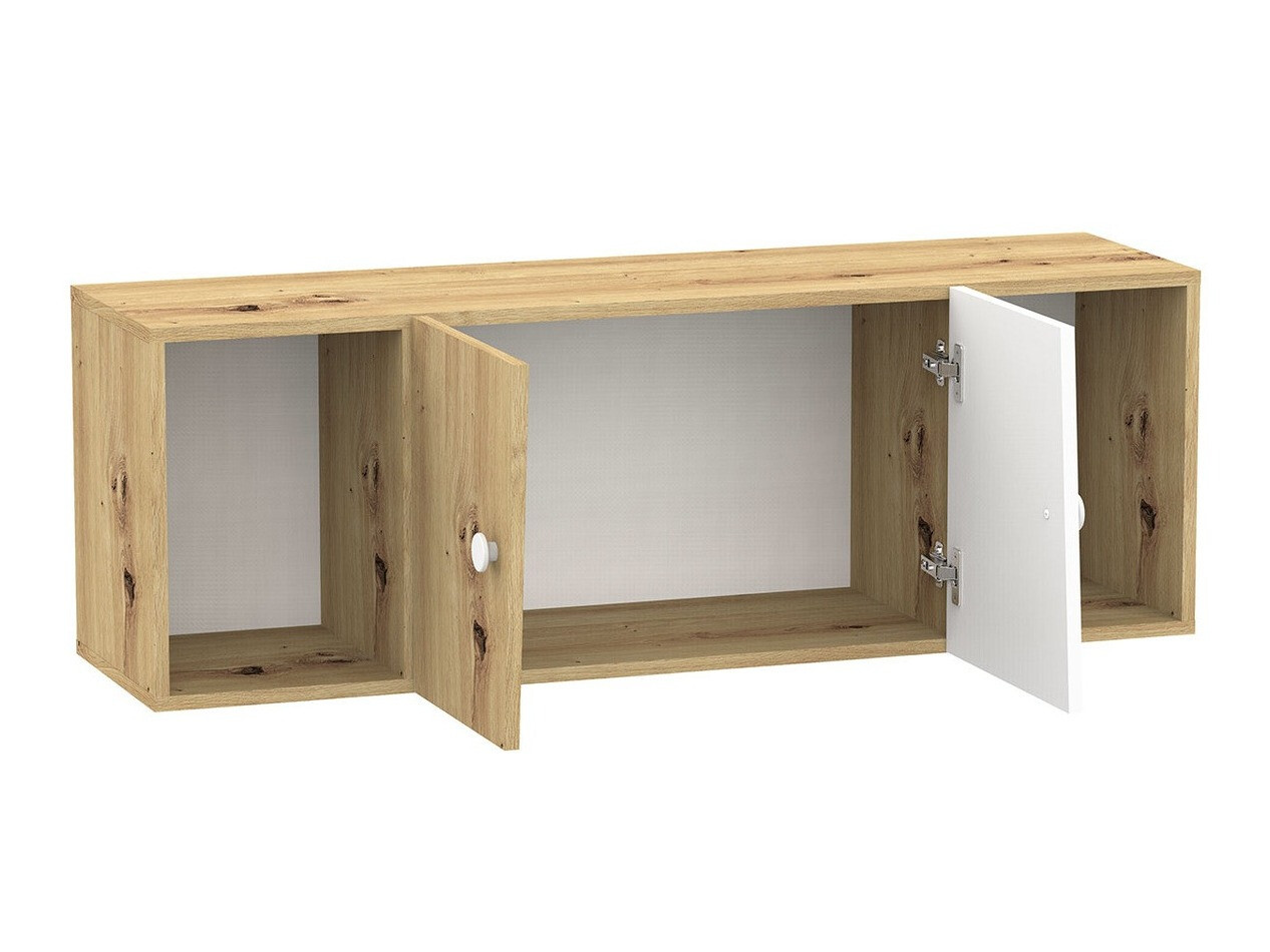 Wandkast Almira 112 (Artisan eiken + Wit)