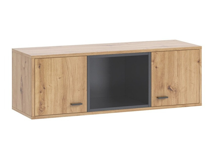 Wandkast Baltesi 111 (Artisan eiken + Zwart)