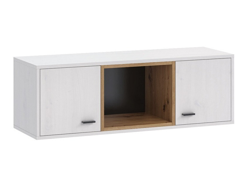 Wandkast Baltesi 111 (Wit + Artisan eiken)