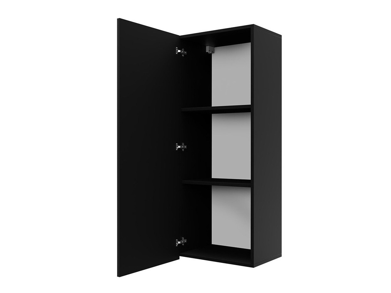 Wandkast Tivdalu 126 (Wit + Glanzend wit)