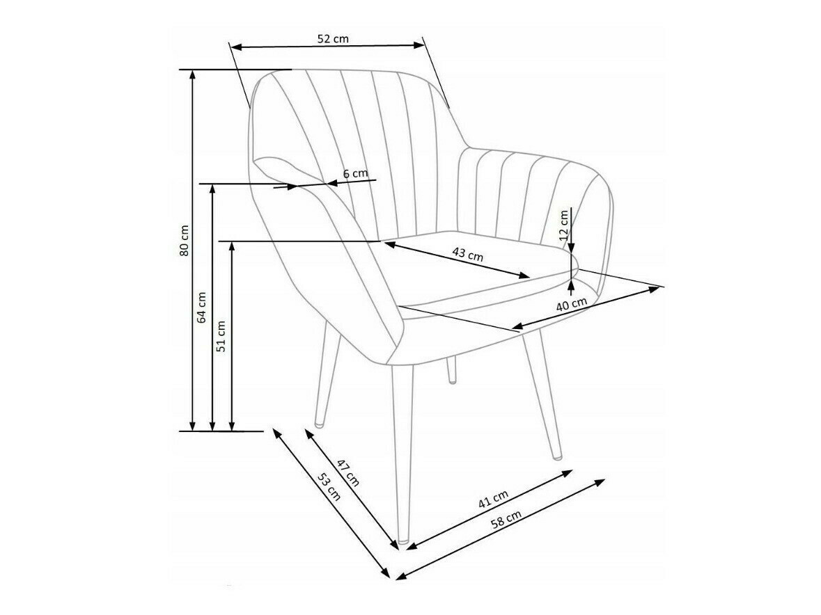 Stoel Houston 1220 (Donkergroen)