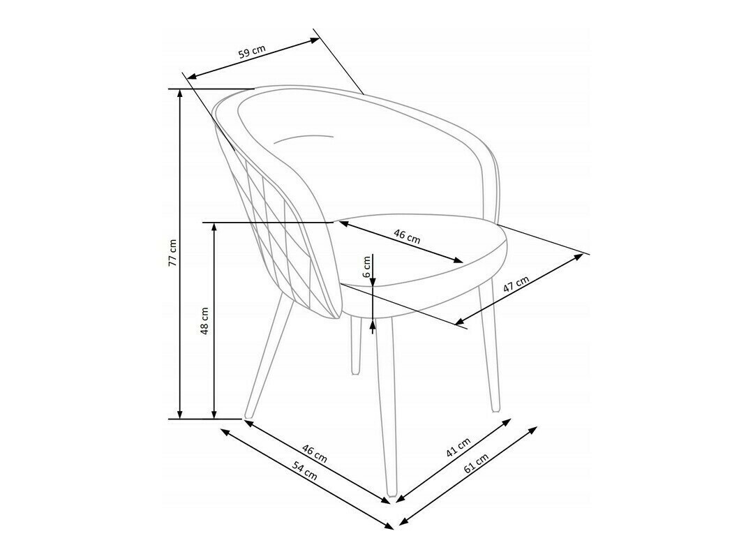 Stoel Houston 1230 (Donkergroen)