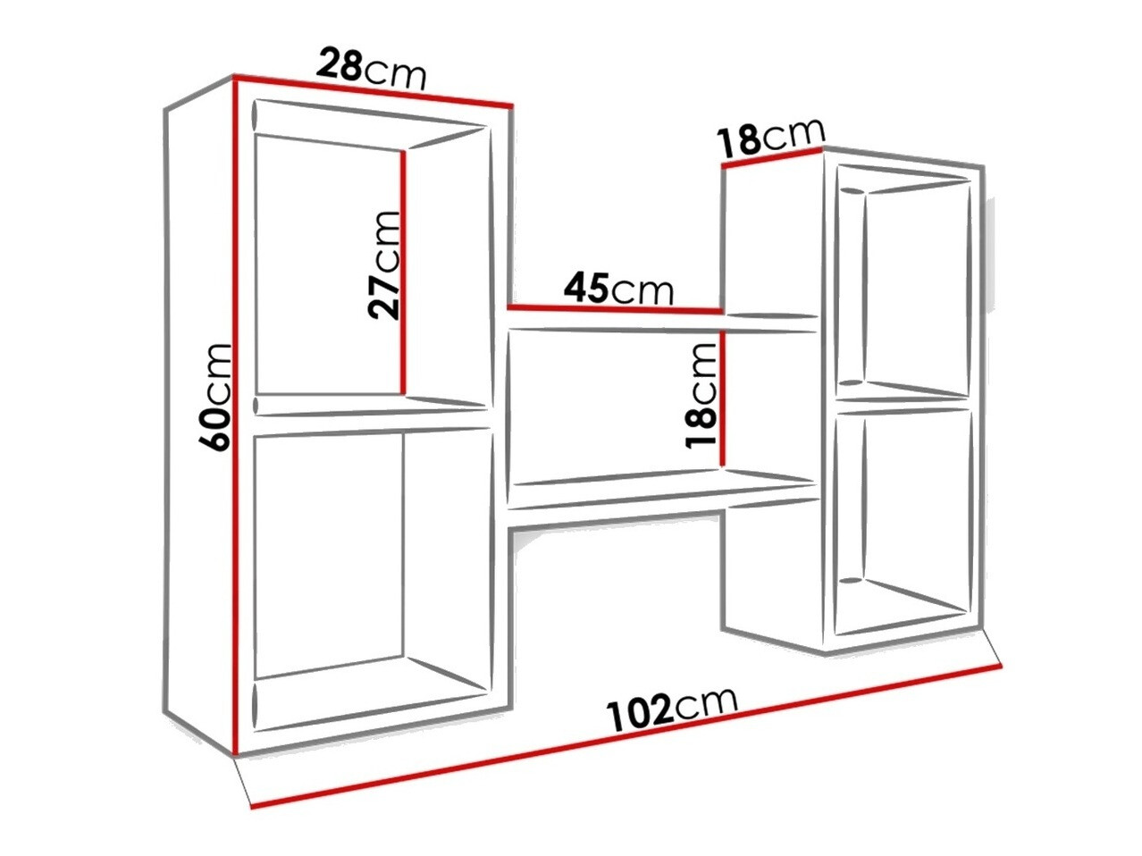 Wandplank Sarasota 112 (Sonoma eik)