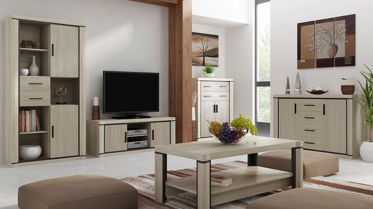 Boekenkast Lorelie 120 (Sonoma eik)