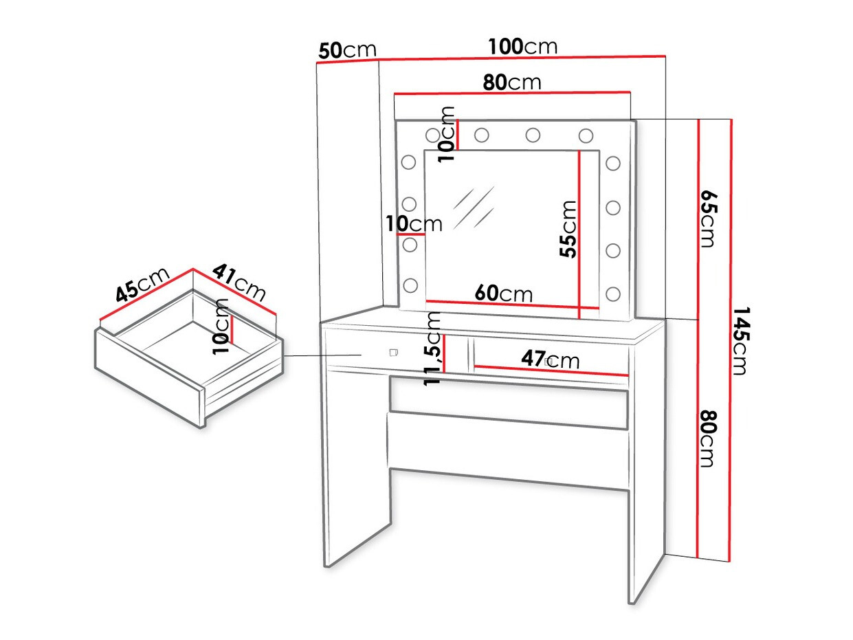 Kaptafel Bedford 100