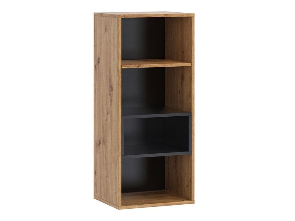 Wandplank Baltesi 112 (Artisan eiken + Zwart)