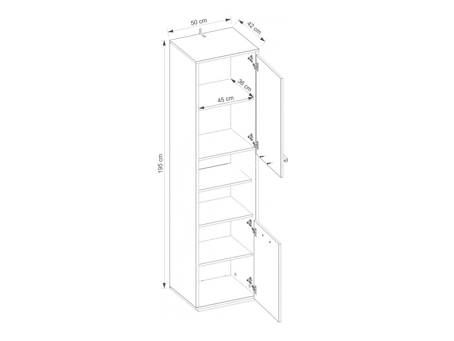 Boekenkast Orlveno 116