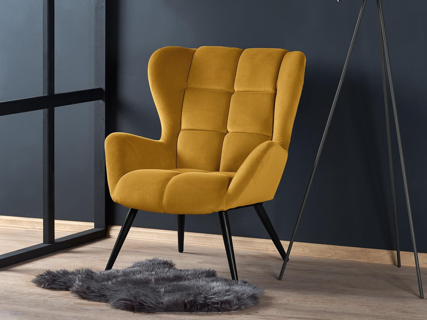 Fauteuil Houston 1079 (Donkergeel)