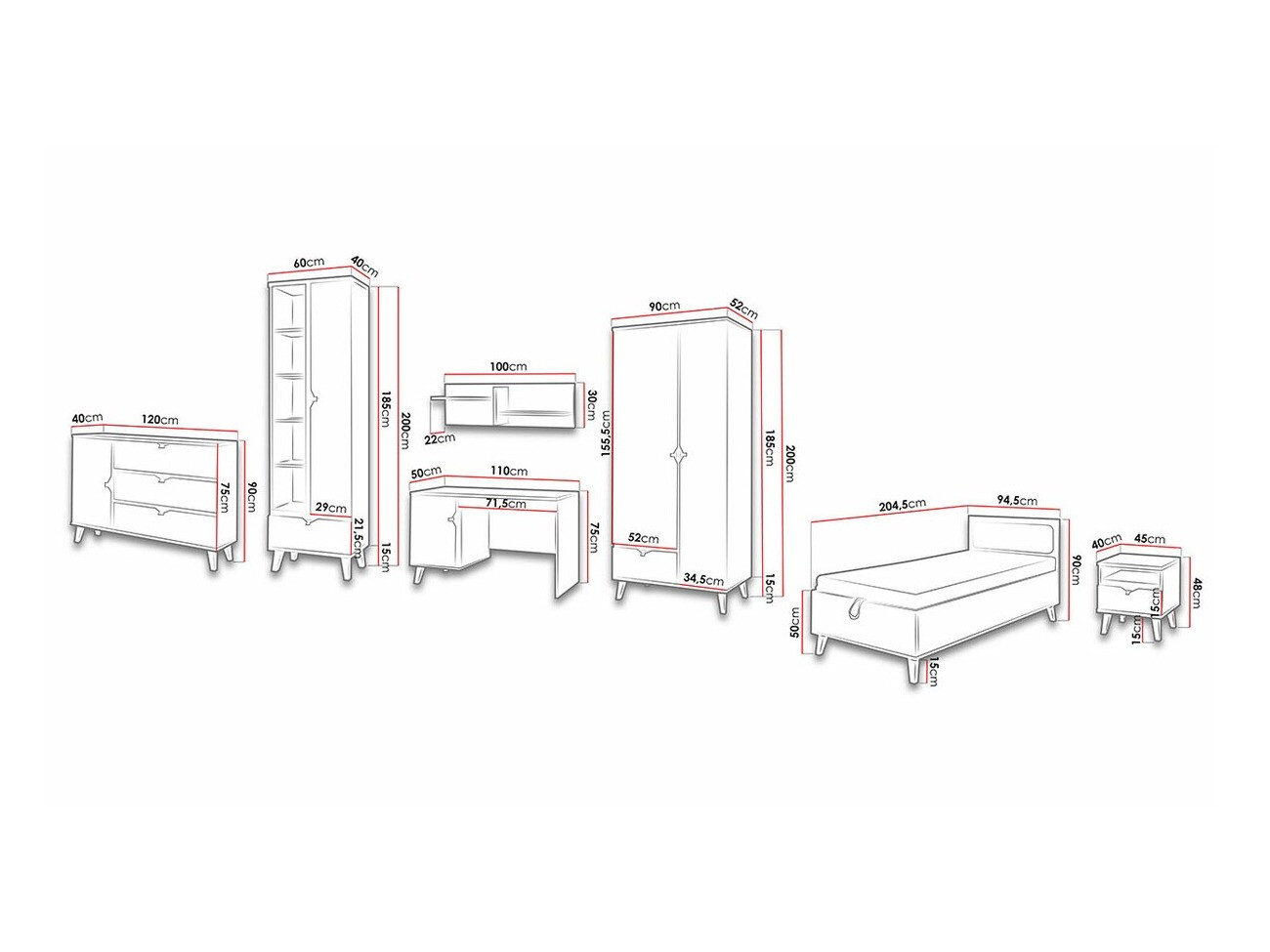 Meubelset Etrmoru 125