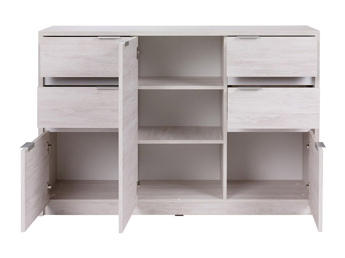 Thuiskantoorset Fivelbo 116 (Klooster eik + Glanzend zwart)