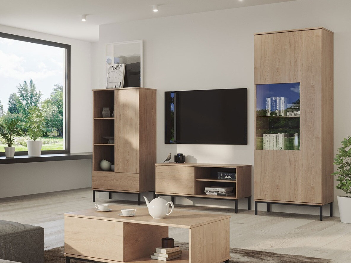 Boekenkast Lomsore 103 (Licht hout)