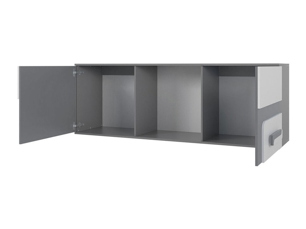 De reeks van de kinderkamer Aviseve 107 (Antraciet + Wit)