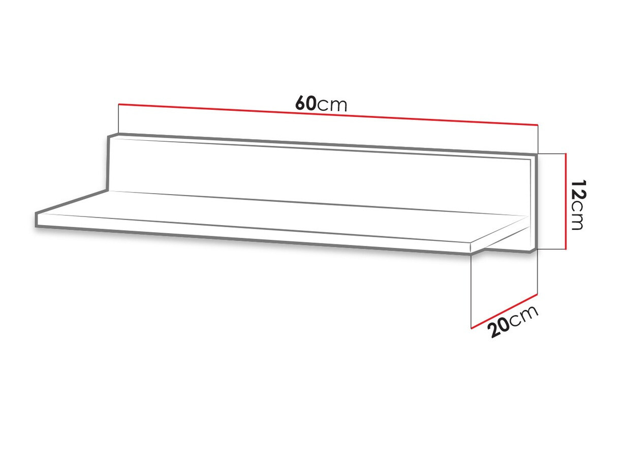 Wandplank Tivlue 108