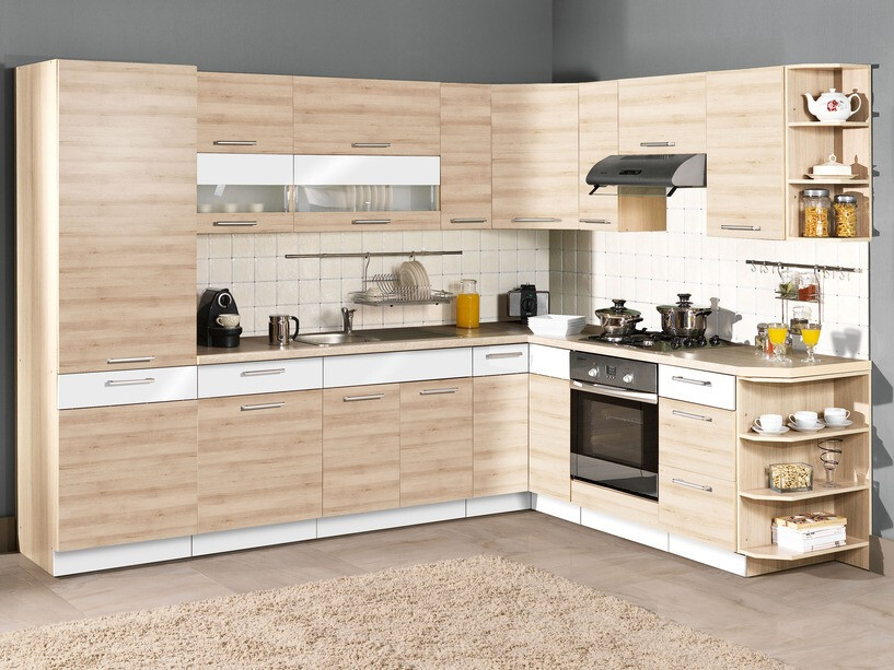 Modulaire kast voor inbouwapparatuur Mode Beech 114