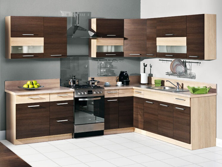 Modulaire spoelbakkast met deuren Mode Dark 115