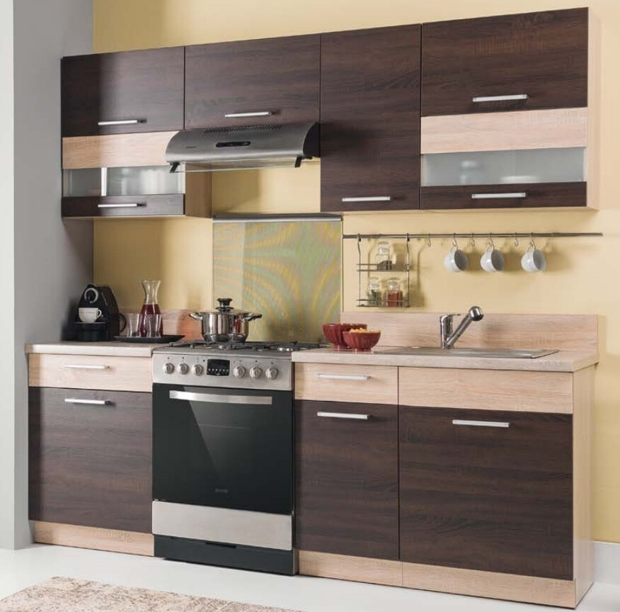 Modulaire spoelbakkast met deuren Mode Dark 115