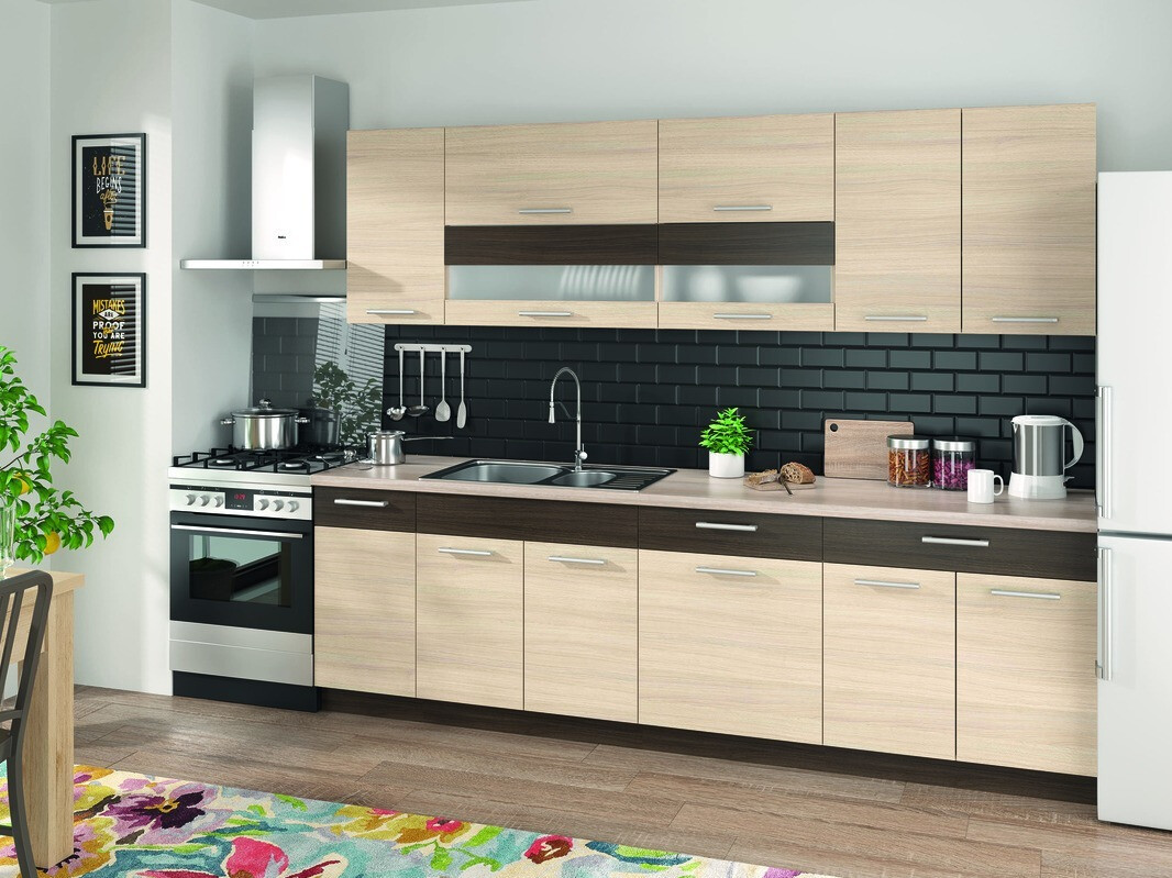 Modulaire spoelbakkast met deuren Mode Light 115