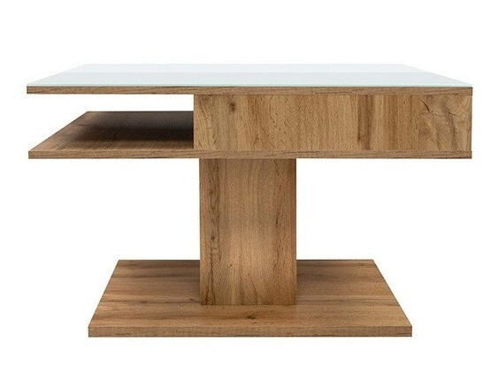 Salontafel Boston 208 (Wotan eik + Wit)