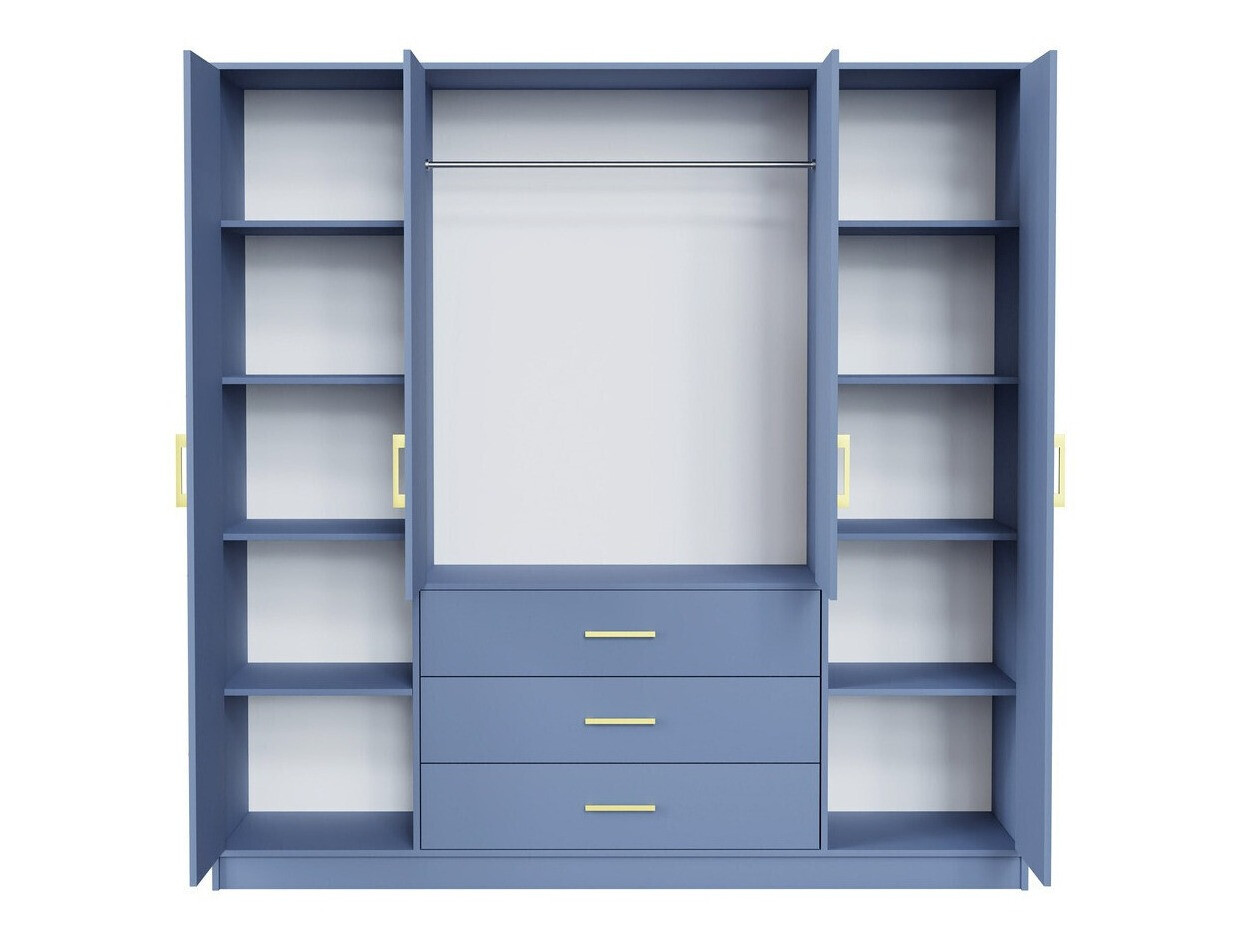 Meubelset Dortivu 122 (Blauw + Lux 23 + Lux 06)