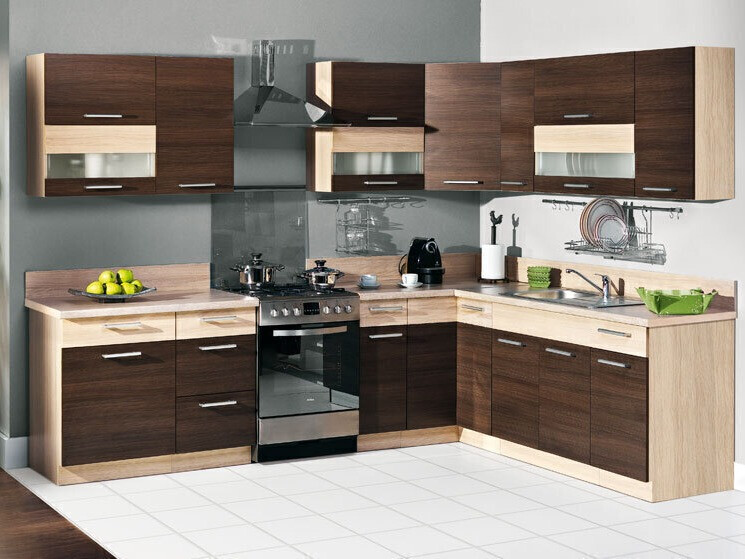 Modulaire hoekkast Mode Dark 118