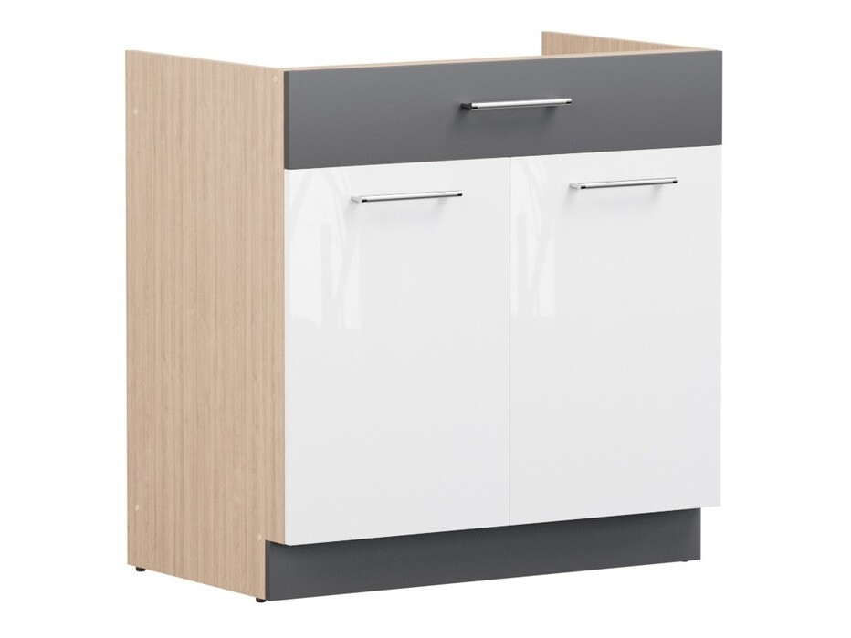 Modulaire kast met lade en deuren Mode White 117