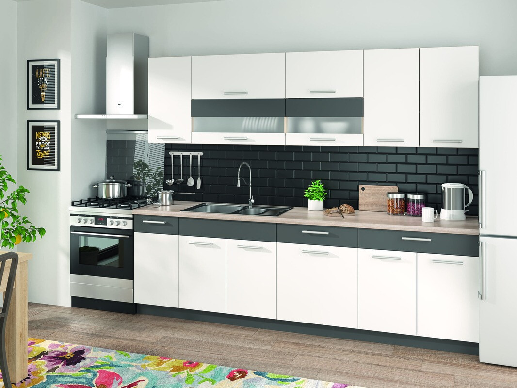 Modulaire kast met lade en deuren Mode White 117