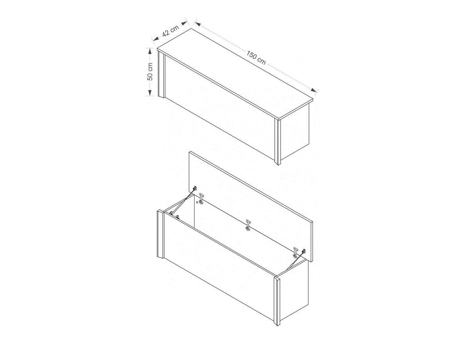 Opbergdoos Elialo 116 (Sonoma eik)