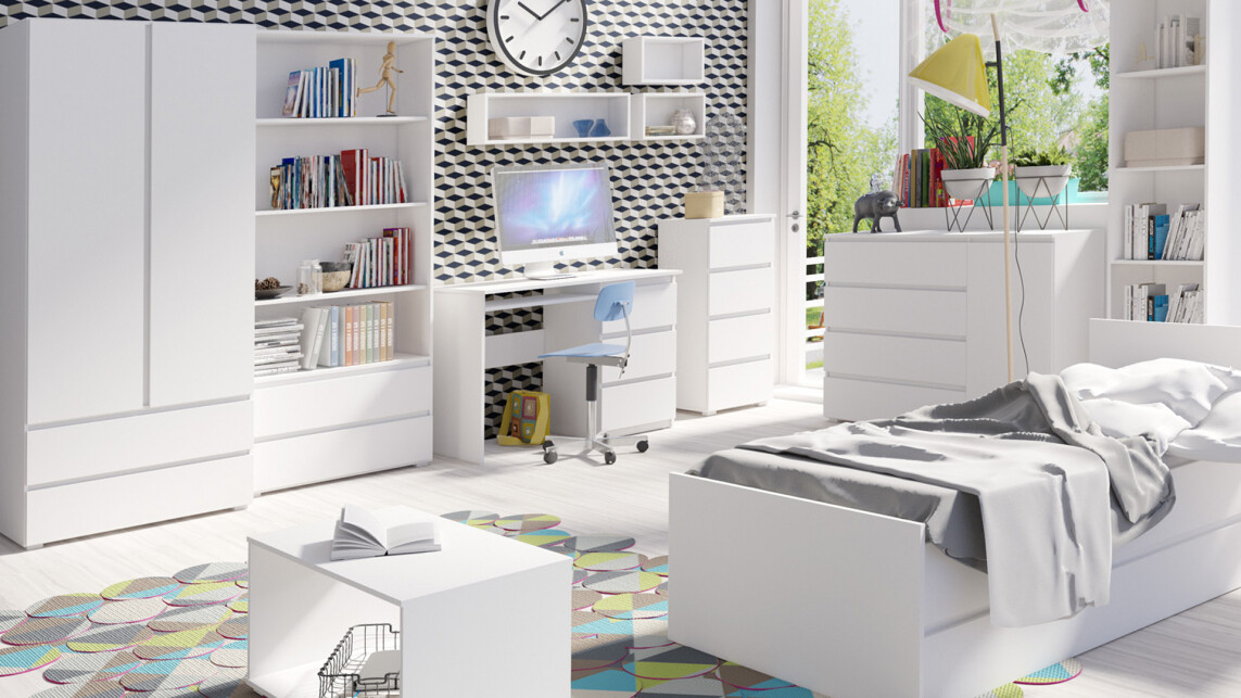 Wandplank Cirdora 110 (Wit)