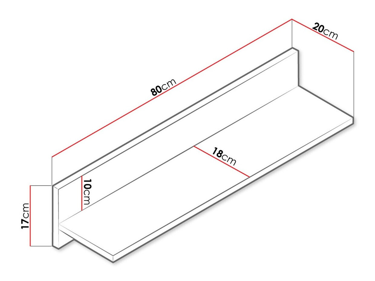 Wandplank Almira 111