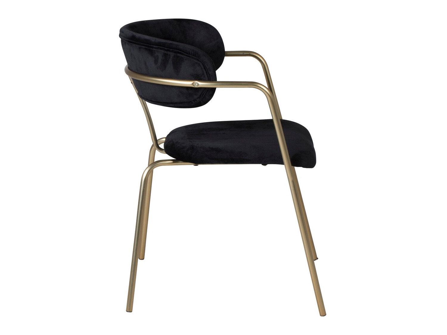 Stoel Dallas 108 (Zwart + Messing)