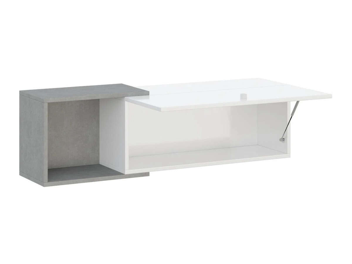 Wandplank Omaha J112 (Wit + Beton)