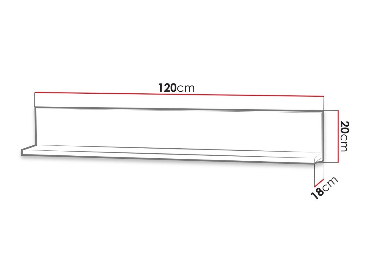 Wandplank Talsere 109
