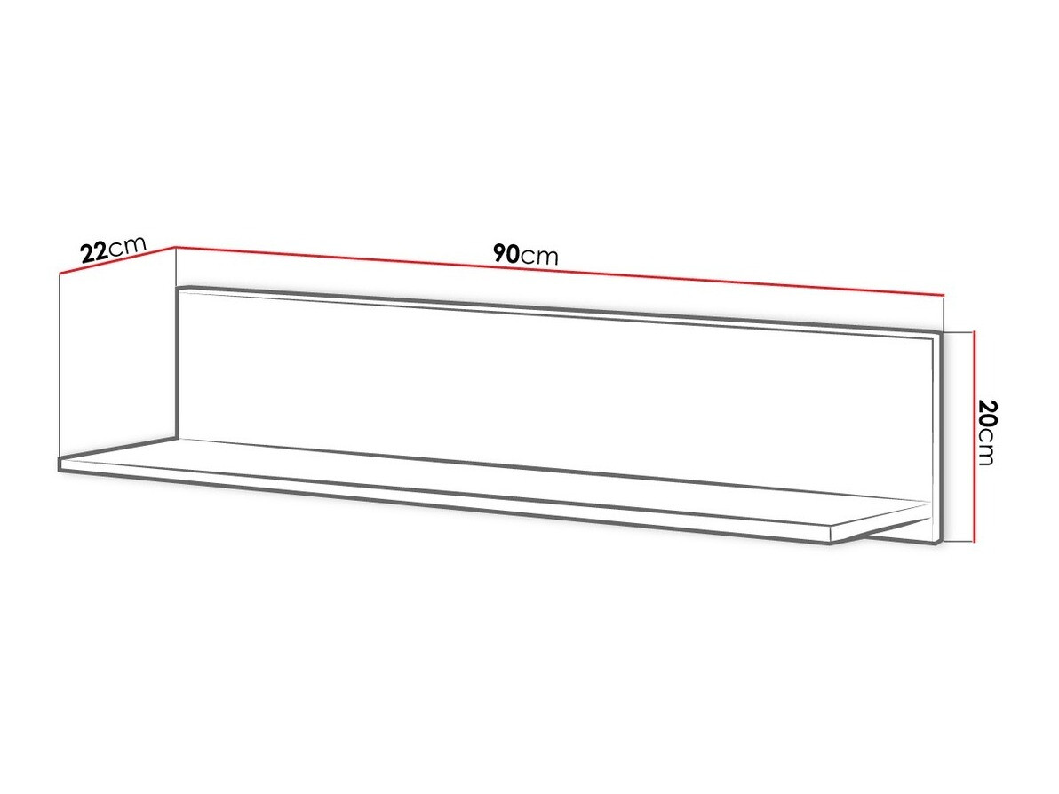 Wandplank Veravie 130